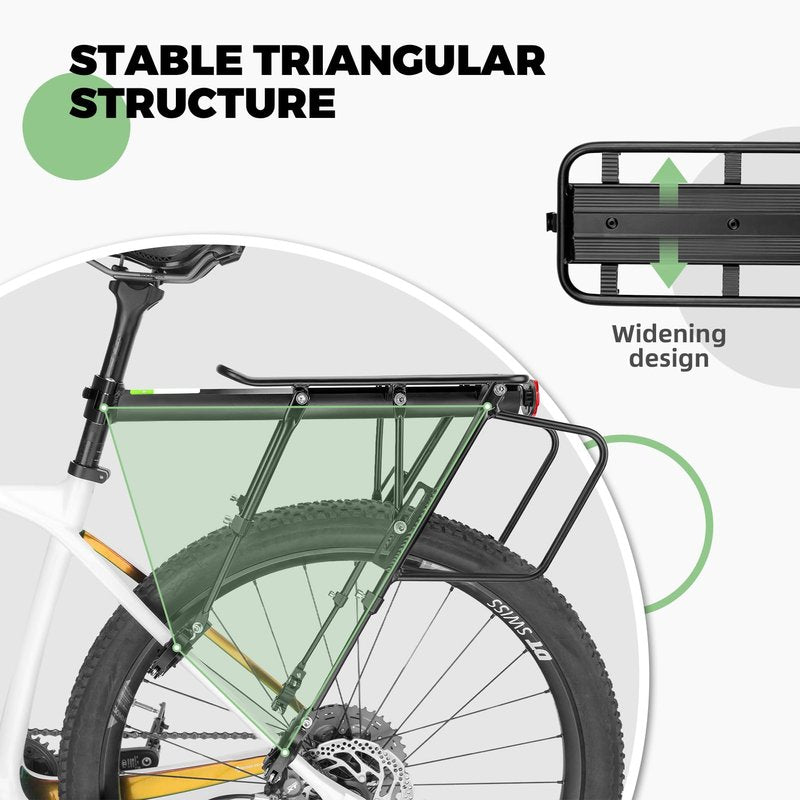 ROCKBROS Rear Bike Rack Quick Release Mountain Bike Rear Rack Aluminum Alloy Bike Cargo Rack
