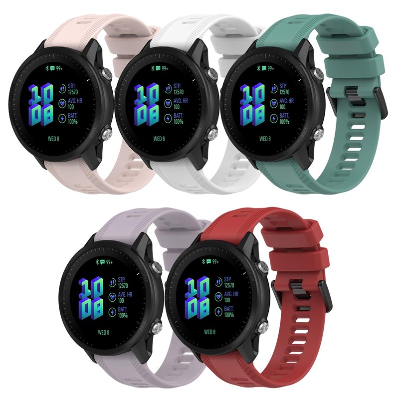 Band for Garmin Forerunner 955, Soft Silicone Replacement Band for Garmin Forerunner 955 Solar (No Tracker, Replacement Bands Only)