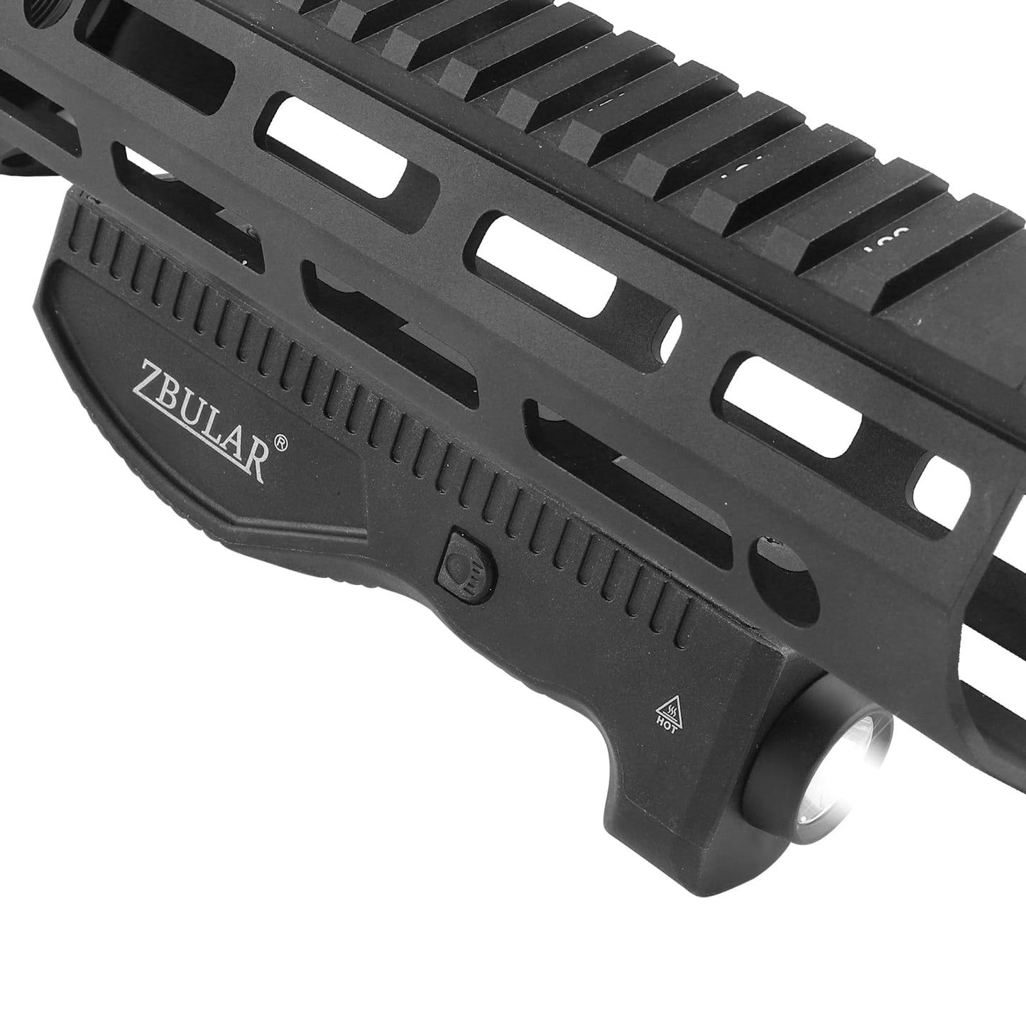 ZBULAR 1450 Lumens Weapon Light, Tactical Flashlight for Rifle,MLOK Mount Weapon Light with Compatible with M-Lok Rail