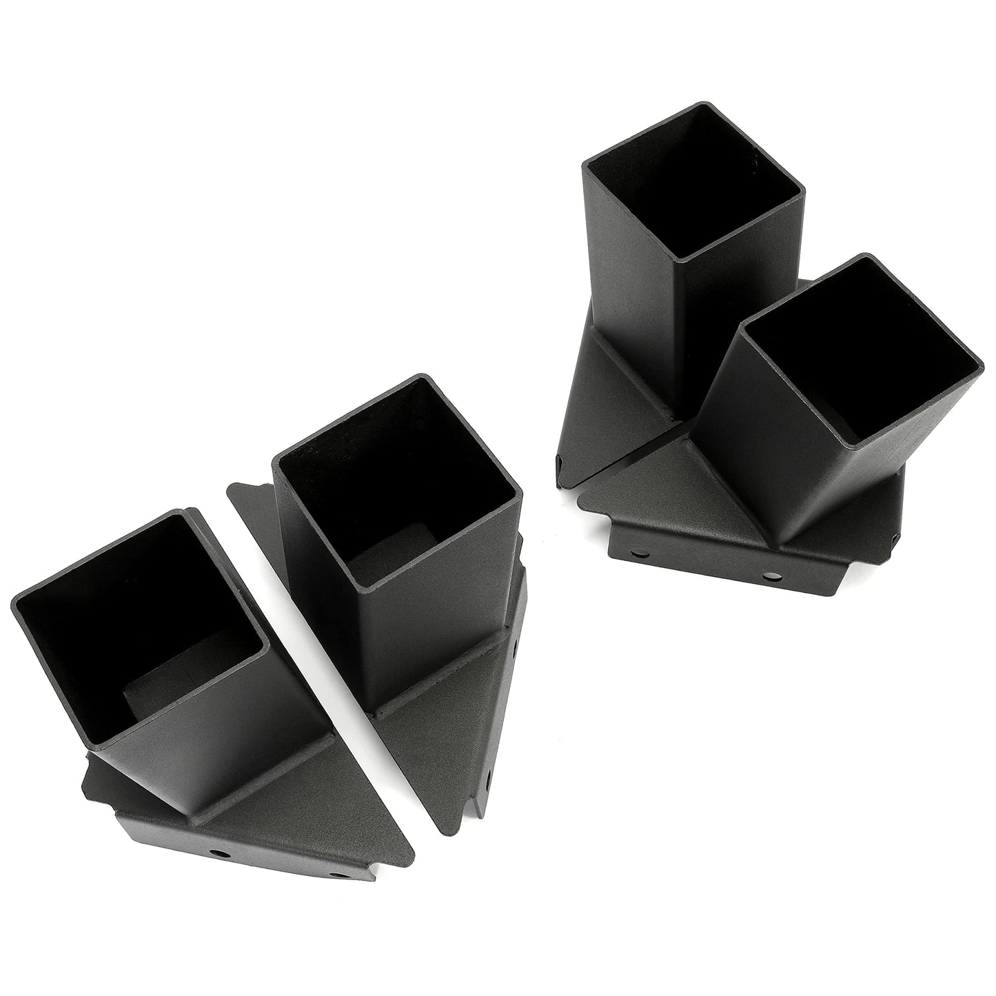 ECOTRIC Deer Stand Brackets 4x4 Deer Blind Brackets, 4Pcs Compound Angle