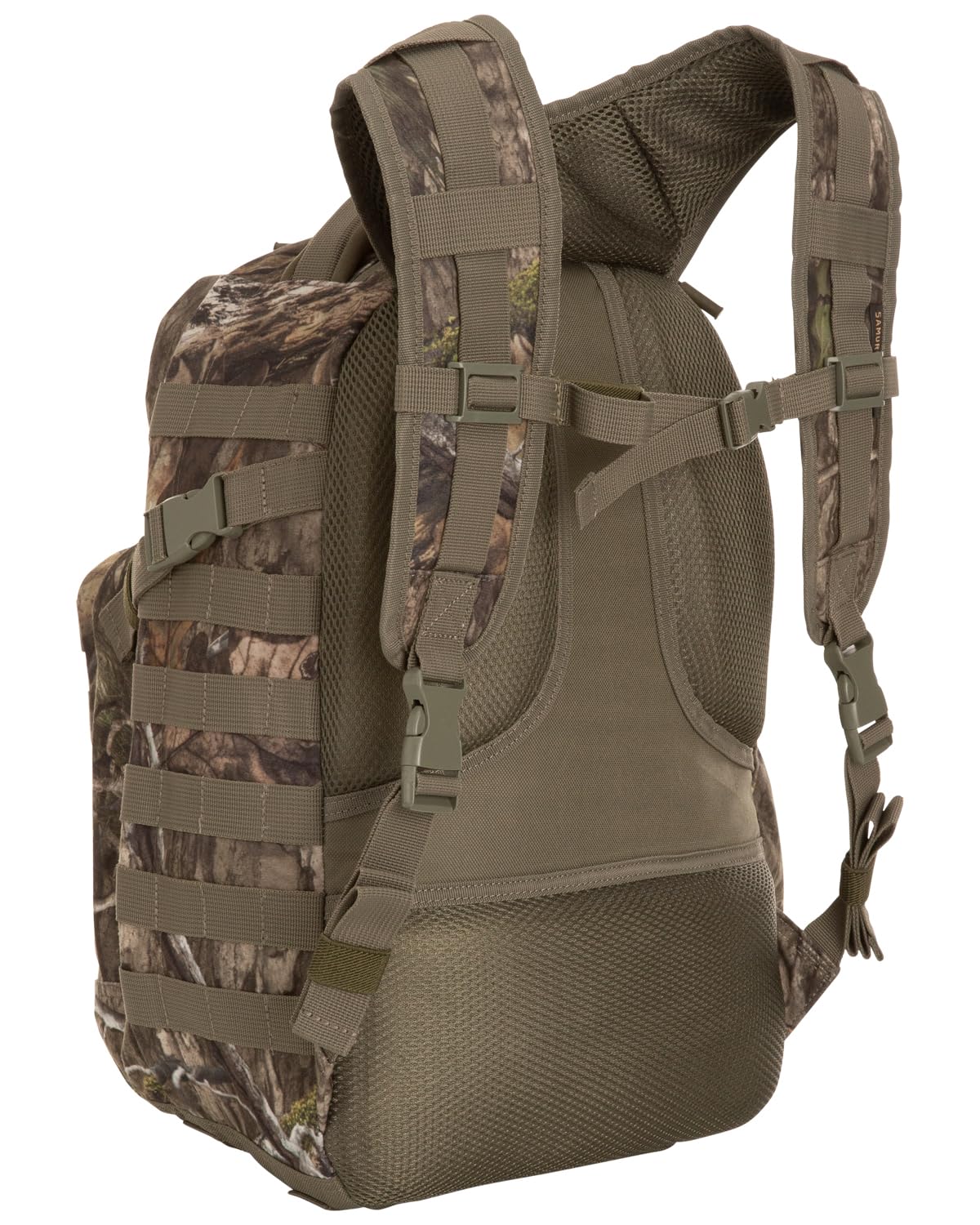 SAMURAI TACTICAL Hunting Tactical Day Pack Backpack, Mossy Oak Country DNA Camouflage, One Size