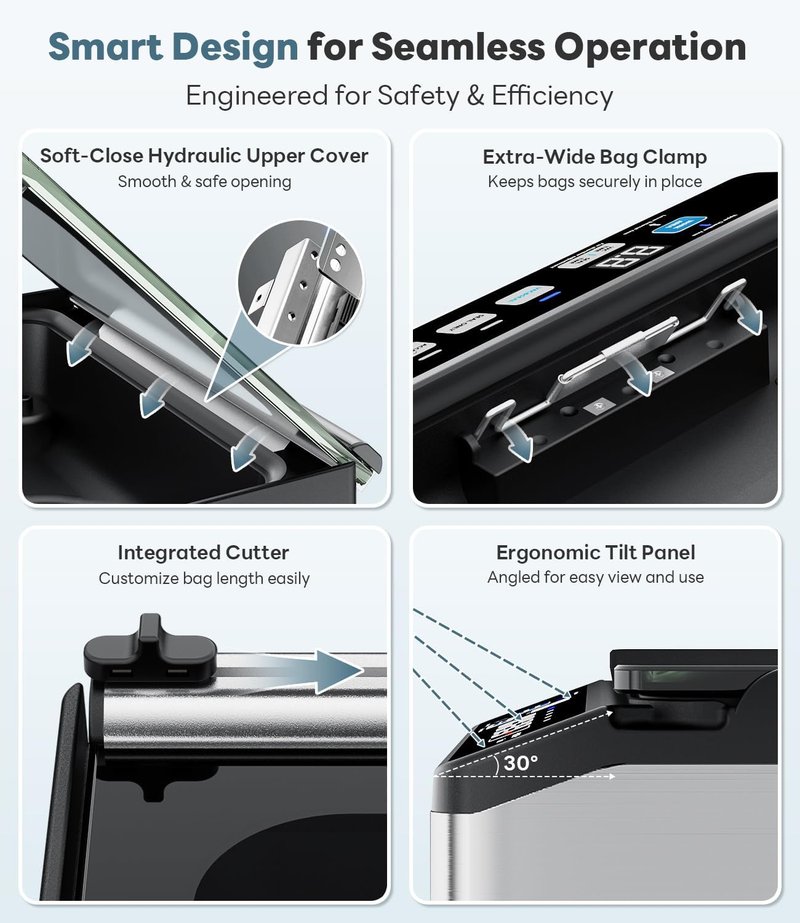 DualCore Vacuum Sealer - Commercial-Grade Chamber Sealer for Liquids & Sous Vide | 6L Capacity, Extra-Wide Bag Clamp