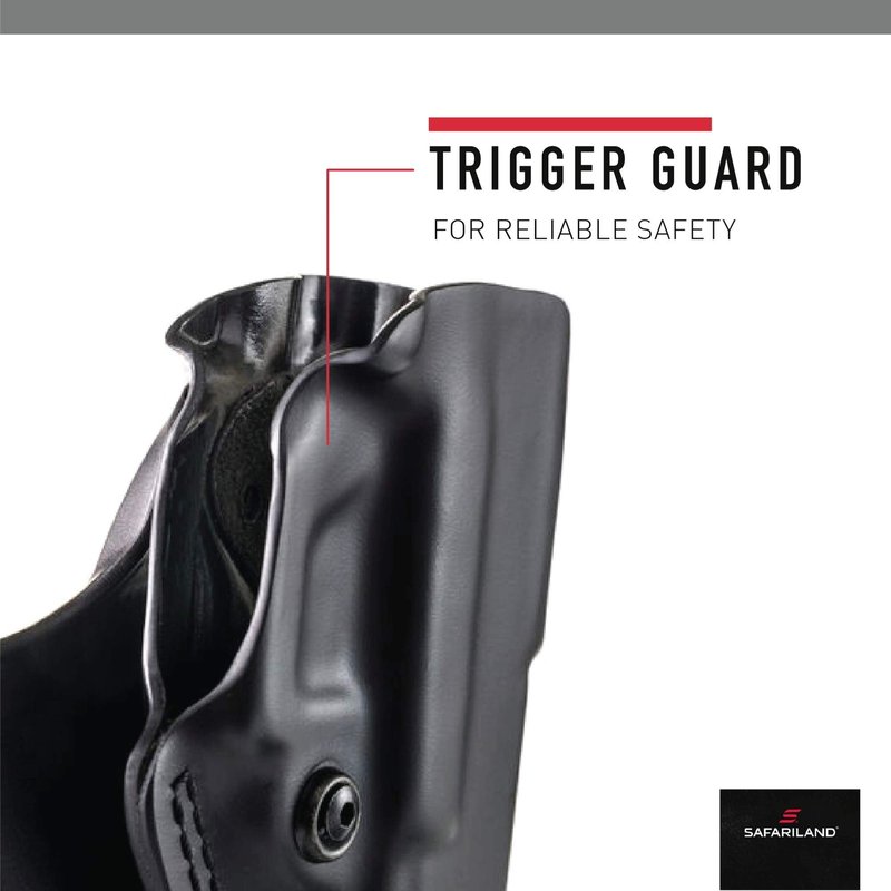 Safariland 5198-283-411 Open Top Combo Holster w/Detent , Black - STX Plain, Glock 19, 23, 32