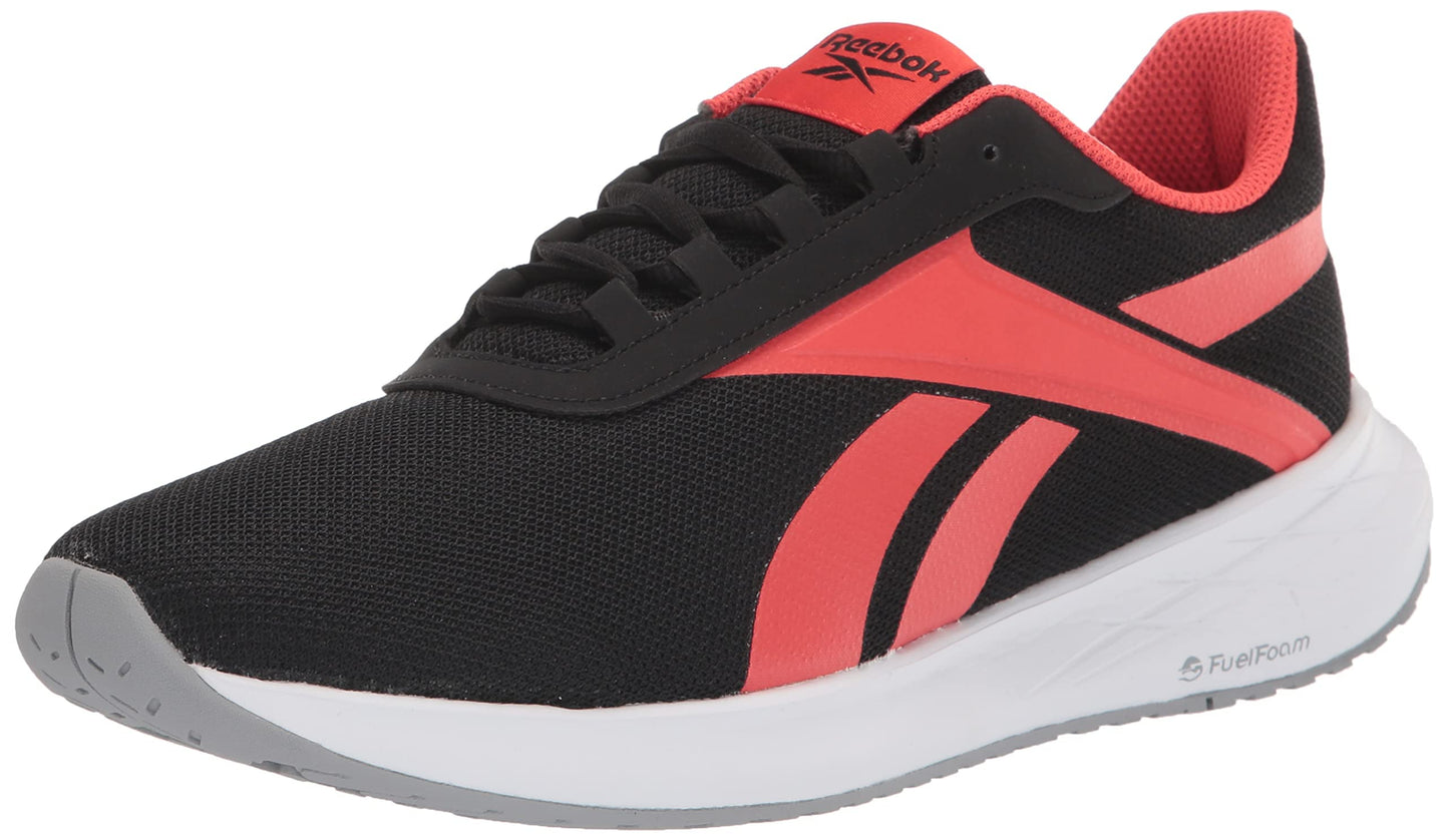 Reebok Men's Energen Plus Running Shoe, Black/Dynamic Red/White, 10