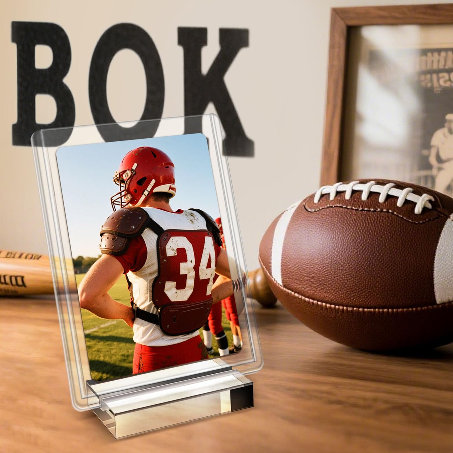 Top Loader Holder, Baseball Card Display Stand for Top Loader, Acrylic Trading Card Holder Display Stand – 10 Pack