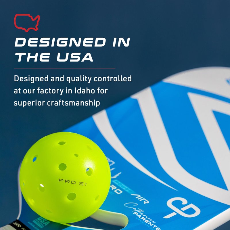 Selkirk Sport Pro S1 Ball | Crack-Resistant | 38 Hole Outdoor Pickleball Balls | USAPA Approved Pickle Ball for Tournament Play | Advanced Aerodynamics | 12 Pack Pickleballs |