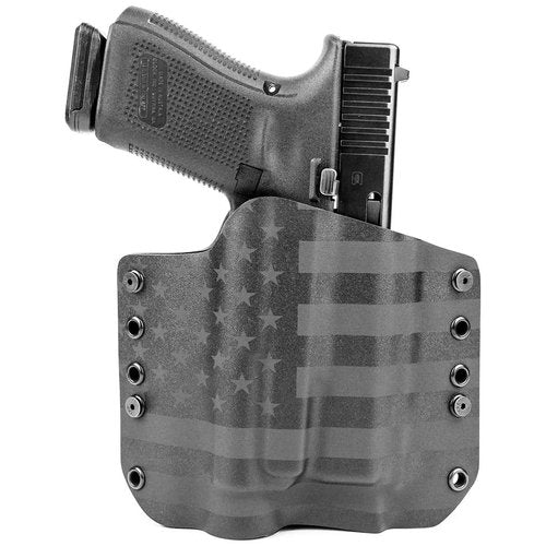 OWB Holster for Streamlight TLR-1 - Stealth Black USA (Right-Hand, for Glock 19,23,32 - Gen 3 & 4 Compatible)