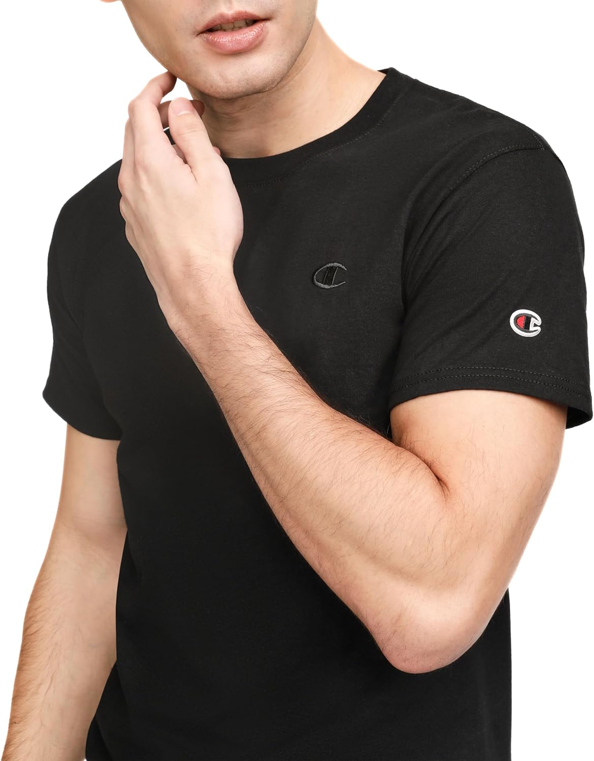 Champion Men's Classic Short Sleeve T-Shirt - Midweight 100% Cotton | Regular & Big & Tall Sizes Available