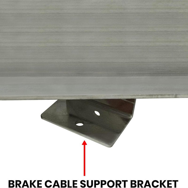 Huskey EZGO Golf Cart Aluminum Battery Tray for EZGO 1994+ Medalist TXT, Freedom TXT, and Valor 36V/48V Electric Golf Carts, One Piece Construction, 304 Stainless Steel Hardware Included