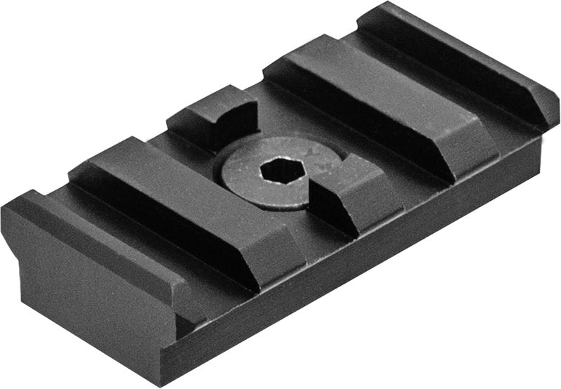 UTG PRO 4-Slot Picatinny Rail Section - Durable Black Accessory for Tactical Gear