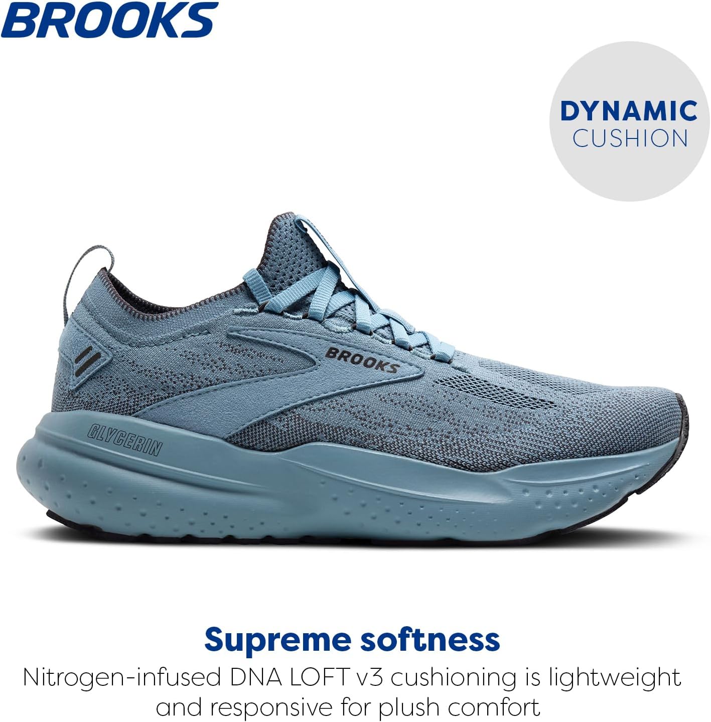 Brooks Women's Glycerin Stealthfit 21 Running Shoes - Lightweight & Comfortable Fit | Size Options Available