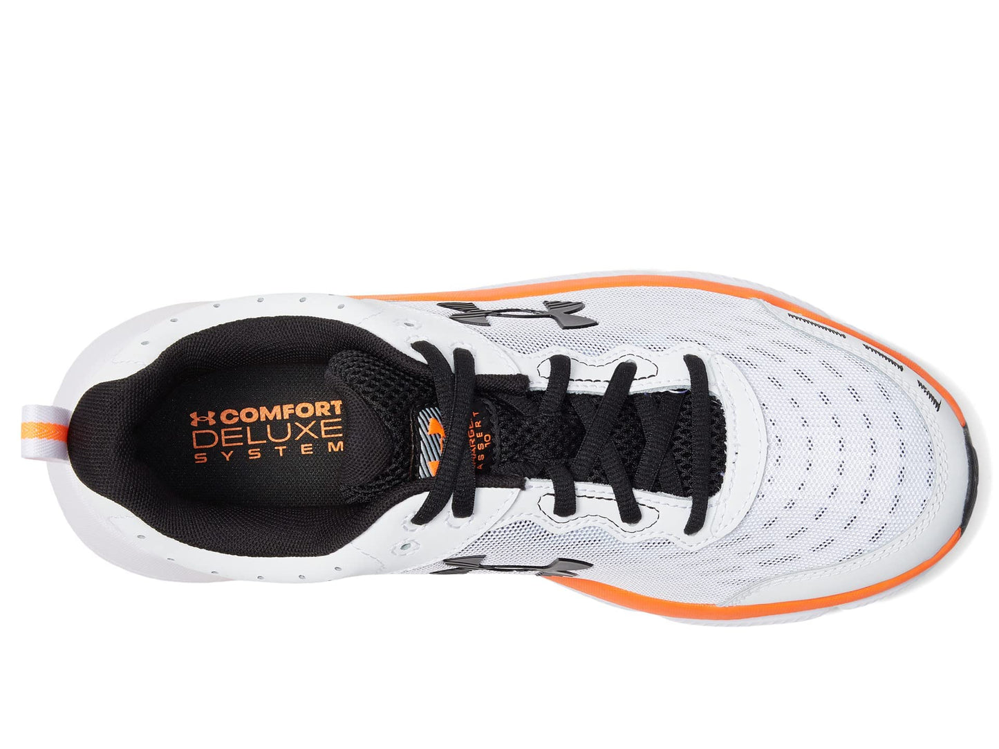 Under Armour Men's Charged Assert 10, (101) White/White/Black, 12, US
