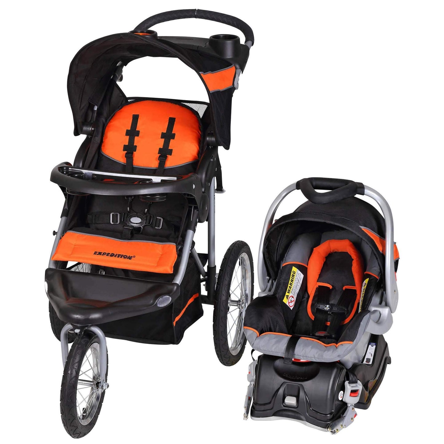 Baby Trend Expedition Jogger Travel System, Millennium Orange