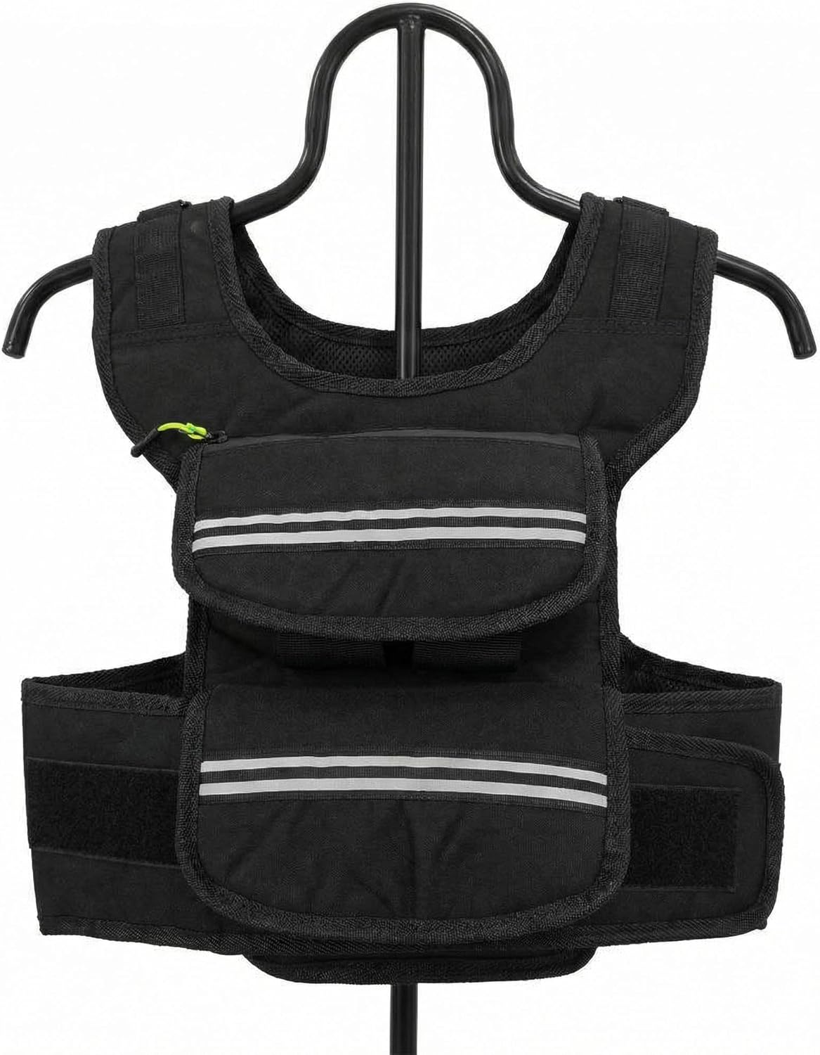 Adjustable Weighted Vest - 25/35/45 Lbs for Men | Pocket & Reflective Strips, Solid Iron Weights