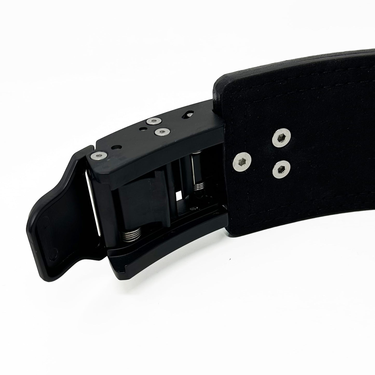 PR Lifestyle Personal Record Ratchet Belt 13mm – Powerlifting Belt Leather Weightlifting Belt for Men & Women, Adjustable Ratchet Buckle Gym Belt for Squat Deadlift Strength Training