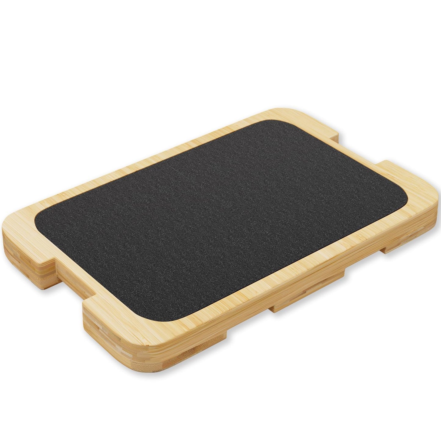 MUCITAGF Bamboo Resistance Band Foot Plate, Non-Slip Workout Platform
