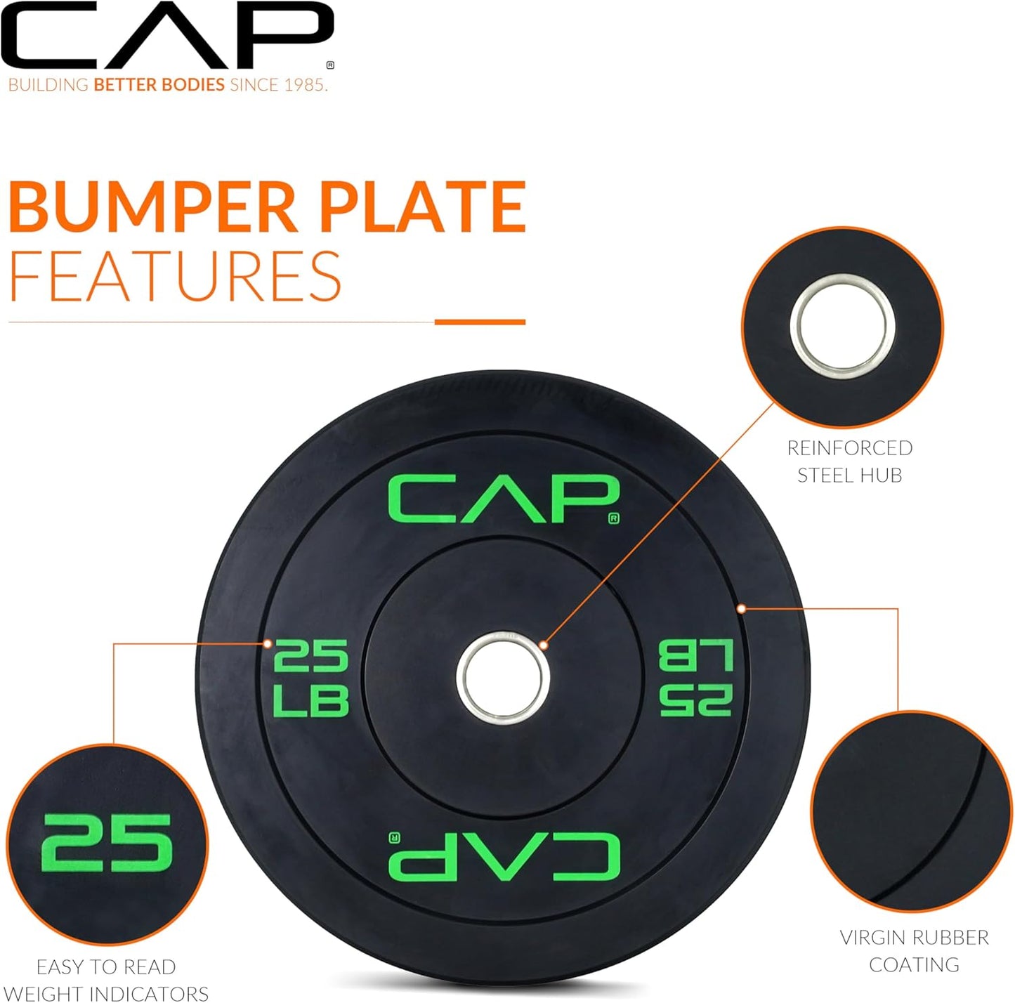 Olympic Bumper Plate Weight Set - 2-Inch Plates | 100-370 lbs | Multiple Colors Available | Optional Storage Rack