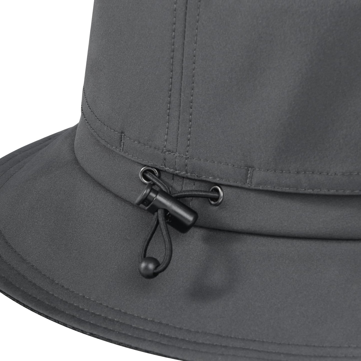 FEINION Men Hat Breathable Sun Hat Men Women Outdoor Bucket Hat (Dark Grey)