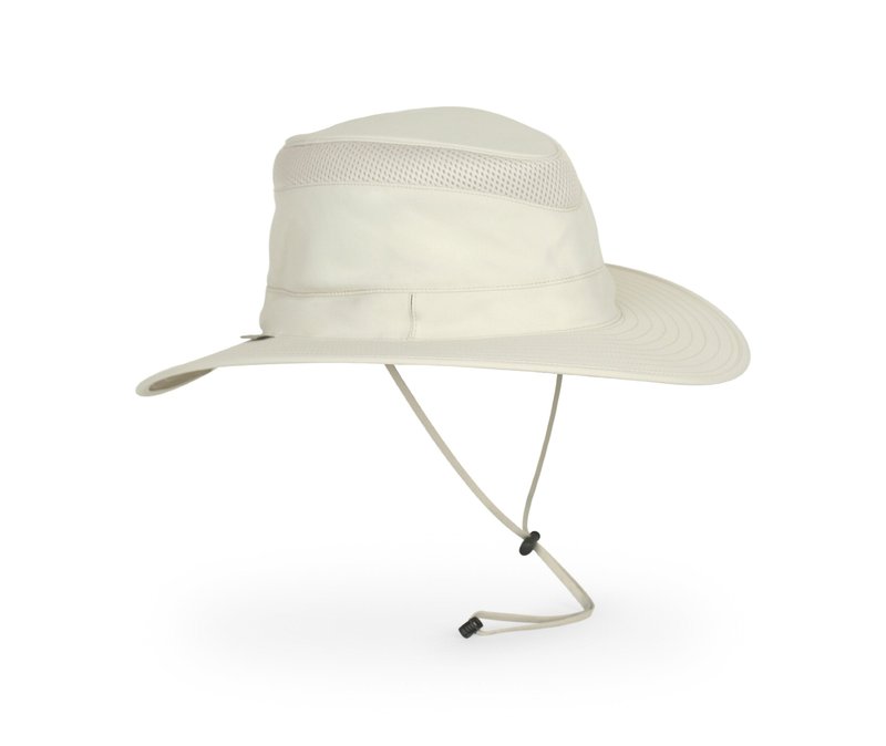 Sunday Afternoons Charter Hat - UPF 50+ Safari Sun Hat for Men & Women with Ventilation, Adjustable Fit, and Water-Repellent Design for Fishing, Hiking, Boating, or Travel, Cream, M