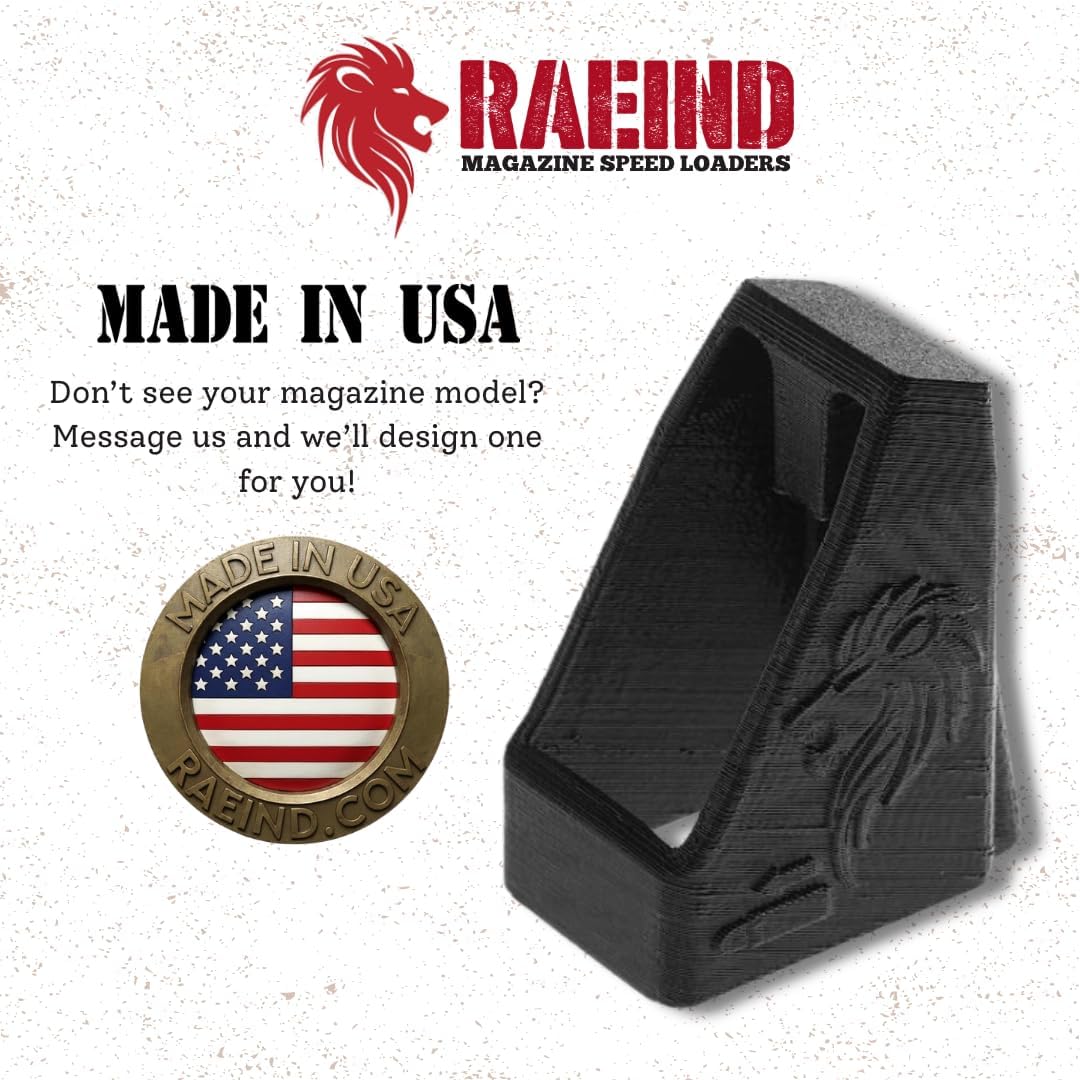 RAEIND Magazine Speed Loader for Beretta APX 9MM | Fast Loading for Combat, Carry & Full Size Magazines