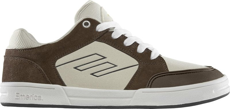 Emerica Heritic – Bold Skate Look, Reinforced Cupsole, Cushioned Feel, Everyday Sneakers Brown/Tan