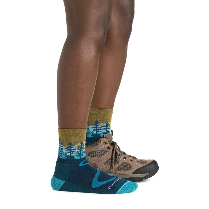 Darn Tough Women's Northwoods Micro Crew Lightweight Hiking Sock (5013) - Cranberry, Small