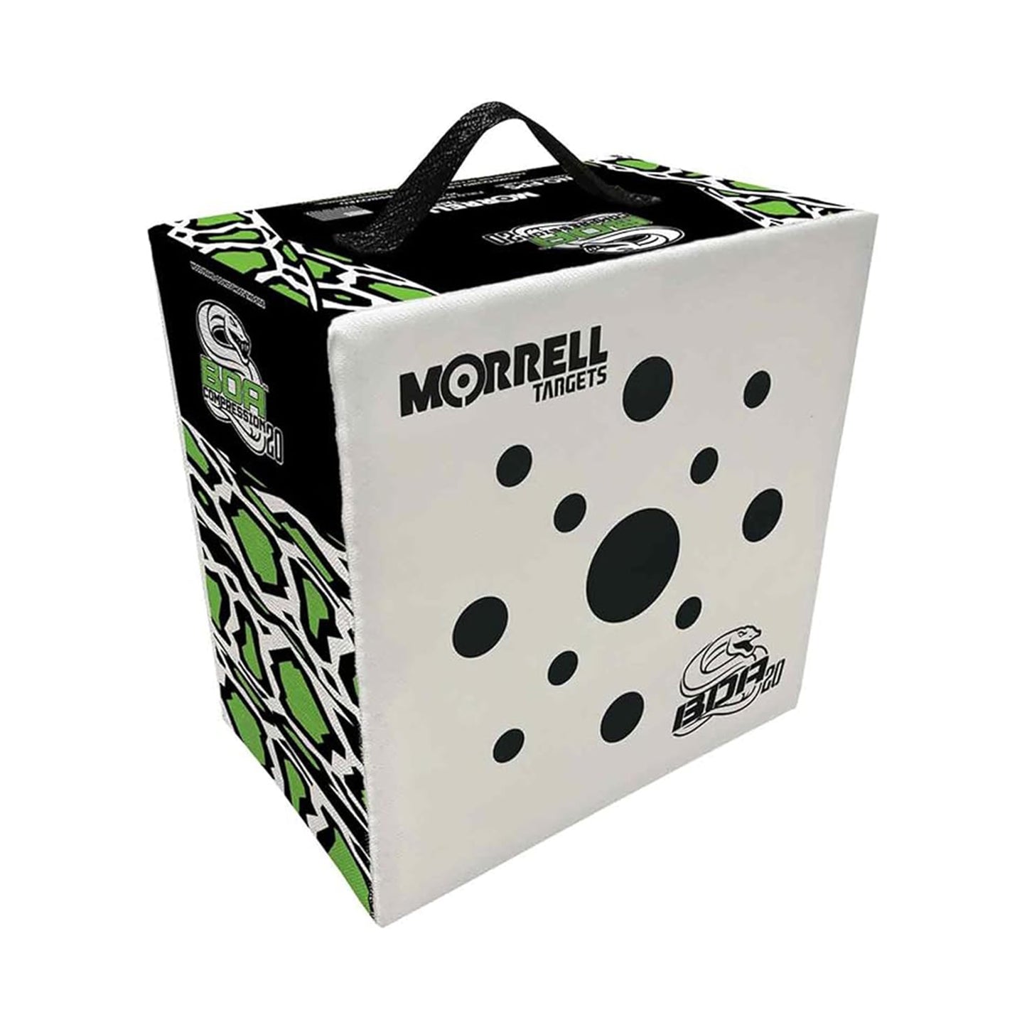 Morrell Targets BOA Compression Archery Target, 18 Inch Weatherproof Foam Block for Compound Bows and Crossbows, Field Points Only, White/Black