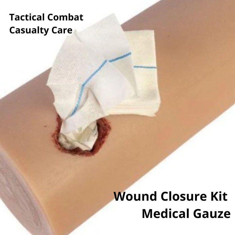 First Aid Advanced Quick Clot Combat Gauze - Flexible Hemostatic Gauze - to Stop The Bleed kit Faster Wound Packing withQuick Clotting Medical Gauze - Survival Kit Supplies (Pack of 1)