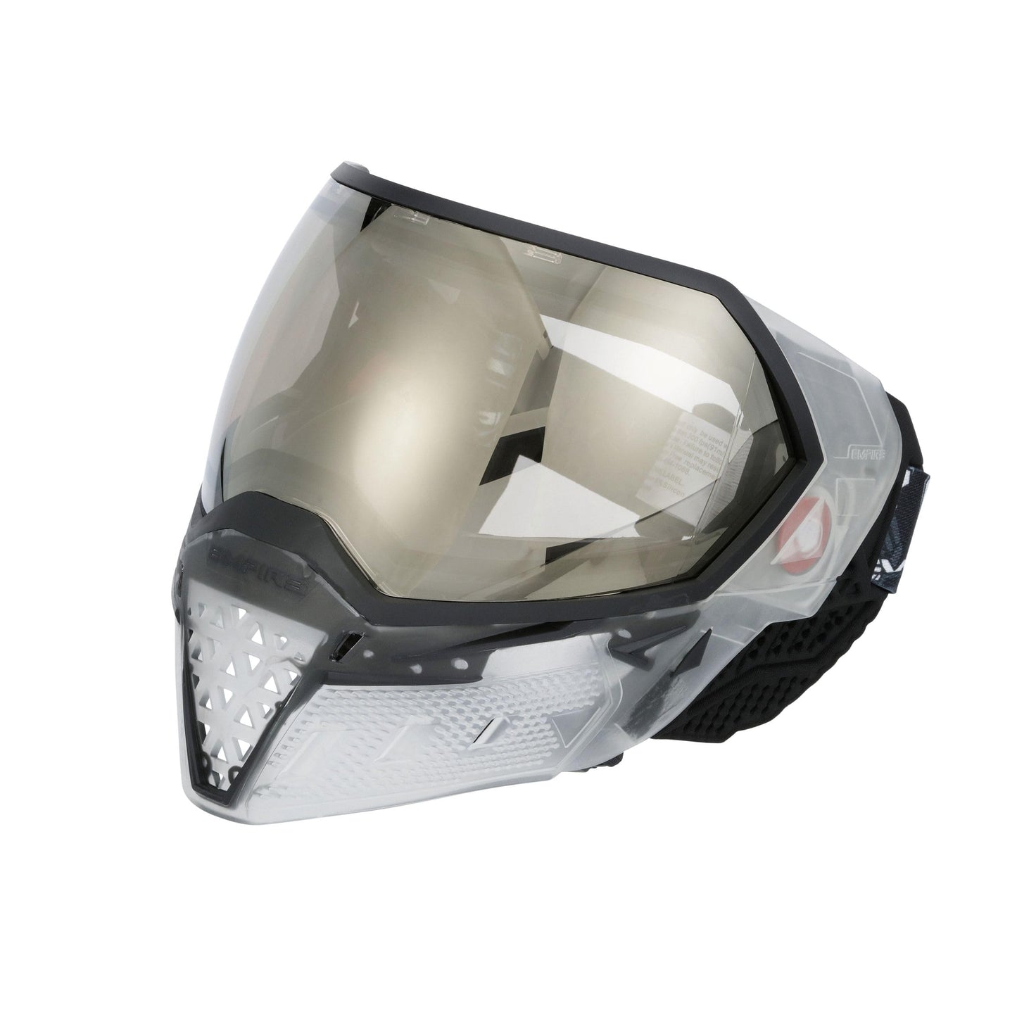 Empire EVS Paintball Goggle Mask with Dual Thermal HD Black Chrome Lens, Clear and Black