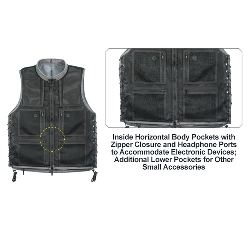 UTG Unisex Adult Modern Tactical-vests, Gray/Black, M - XL US