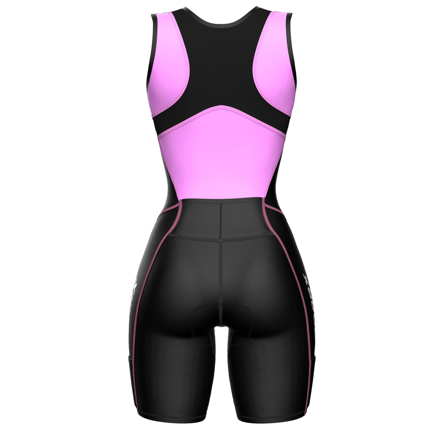Sparx Women Triathlon Suit Tri Short Racing Cycling Swim Run (Baby Pink, 2XL)
