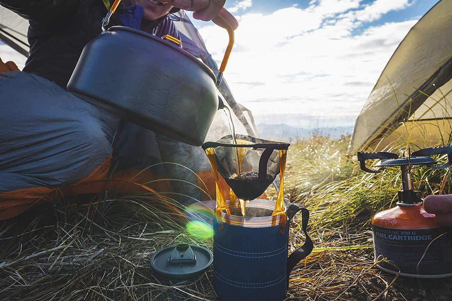 GSI Outdoors Ultralight Java Drip for Pour Over Drip Coffee while Camping and Backpacking