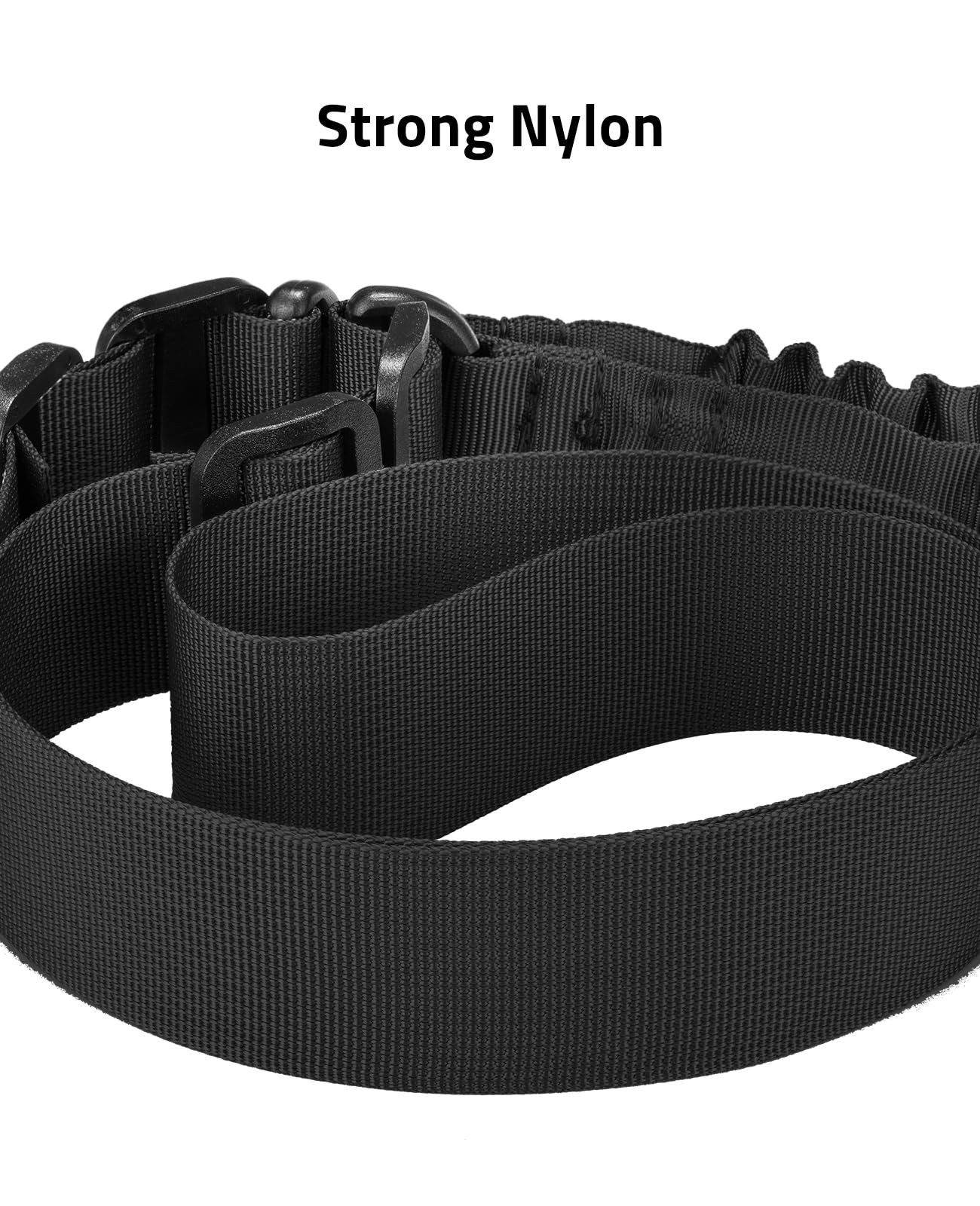 CVLIFE Rifle Sling Two Point Sling, Removable Pad 360° Swivels, Elastic