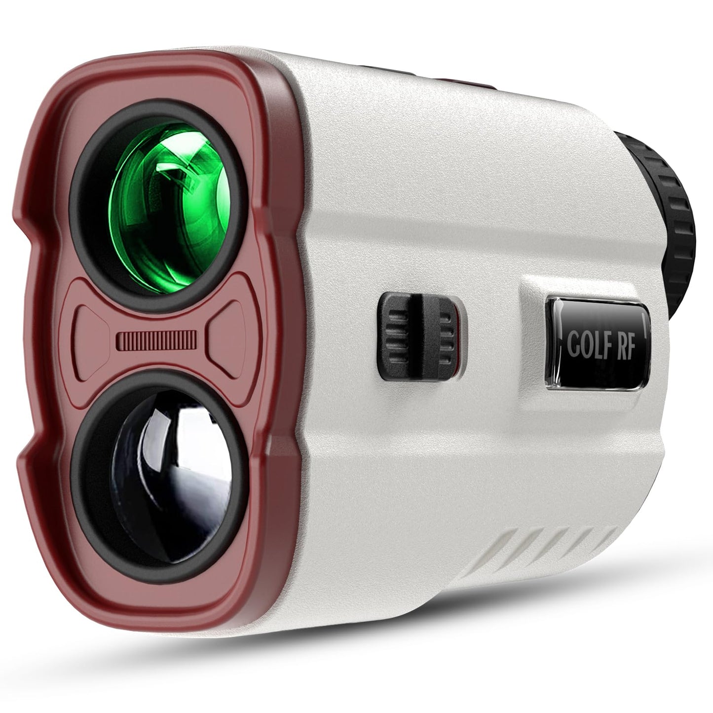 APTGRF Golf Rangefinder with Slope and Pin Flagpole Lock Vibration, 1200 Yards Range Finder, External Slope Switch, Golf Tournament Legal, Rechargeable Battery, Magnetic Stripe, 6X Magnification