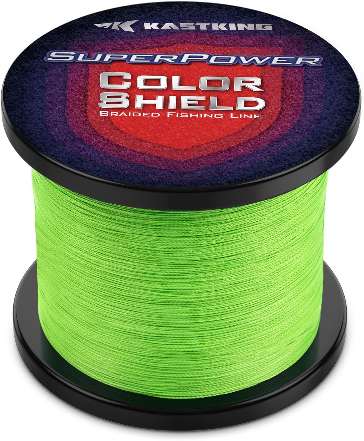 KastKing Superpower ColorShield Braided Fishing Line - Colorfast, Smooth & Strong 100% UHMWPE Fiber | High Abrasion Resistance, Near Zero Stretch