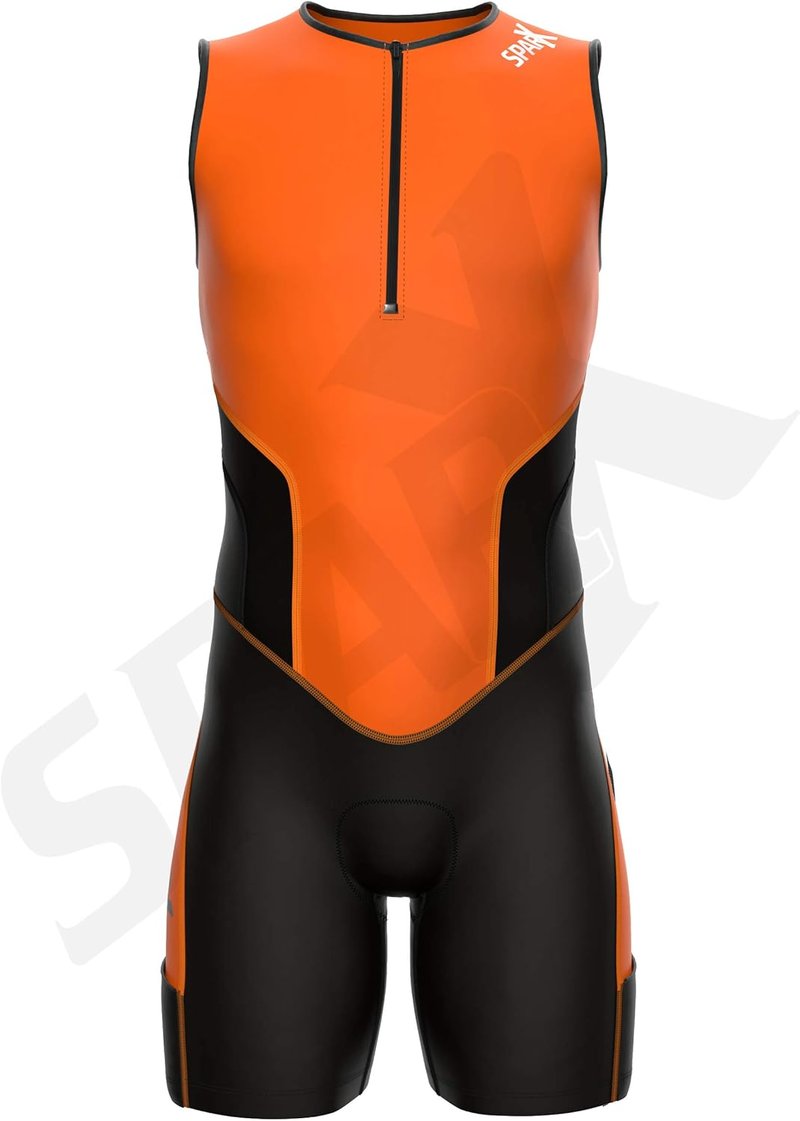 Sparx Triathlon Suit for Men - Racing Skin Suit for Cycling, Swimming & Running | Lightweight & Comfortable