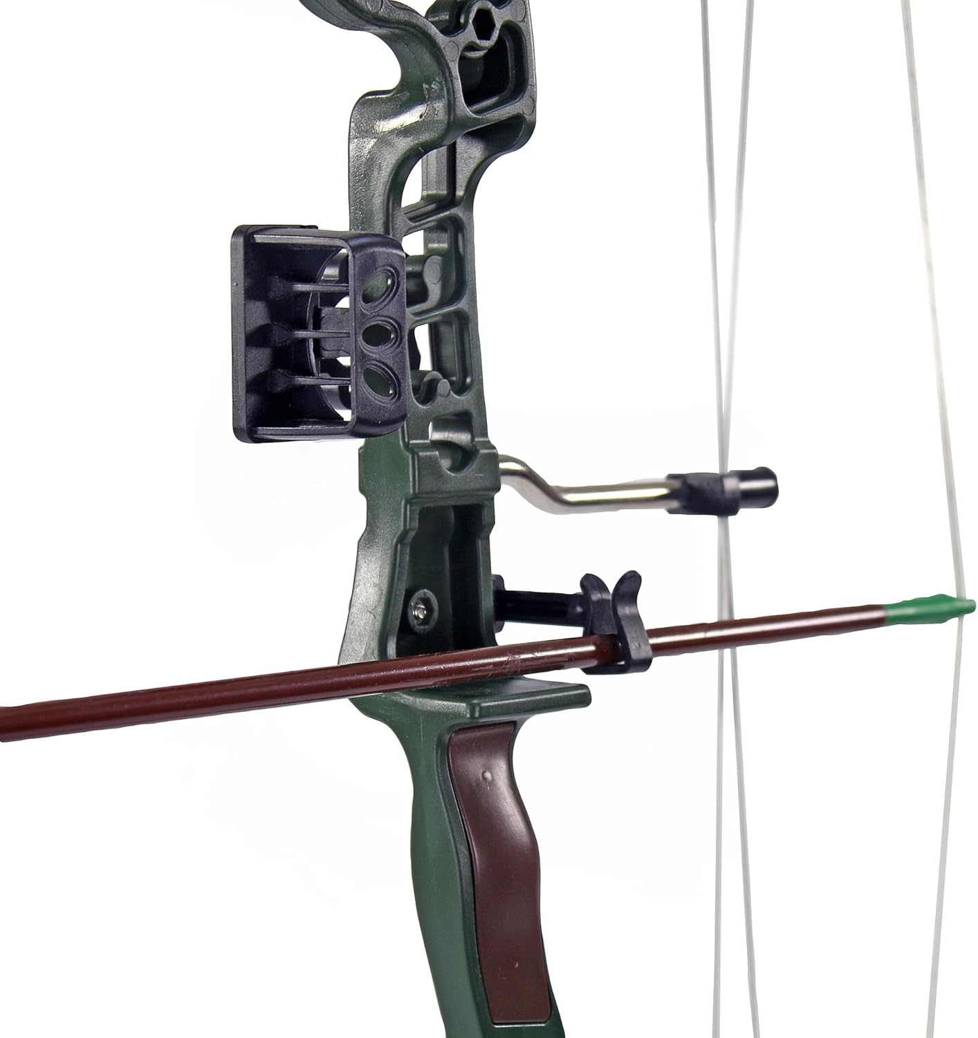 Archery Compound Bow and Arrow Training Set - 3 Target-Tip Arrows & Large Target Board for Skill Development