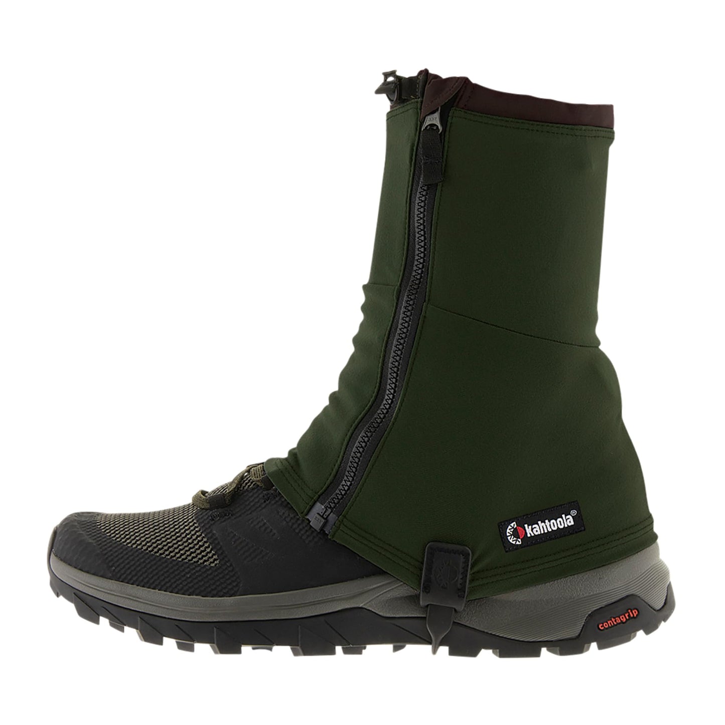 Kahtoola RENAgaiter Mid Gaiters for Hiking, Trail Running & Mud - Evergreen - X-Small
