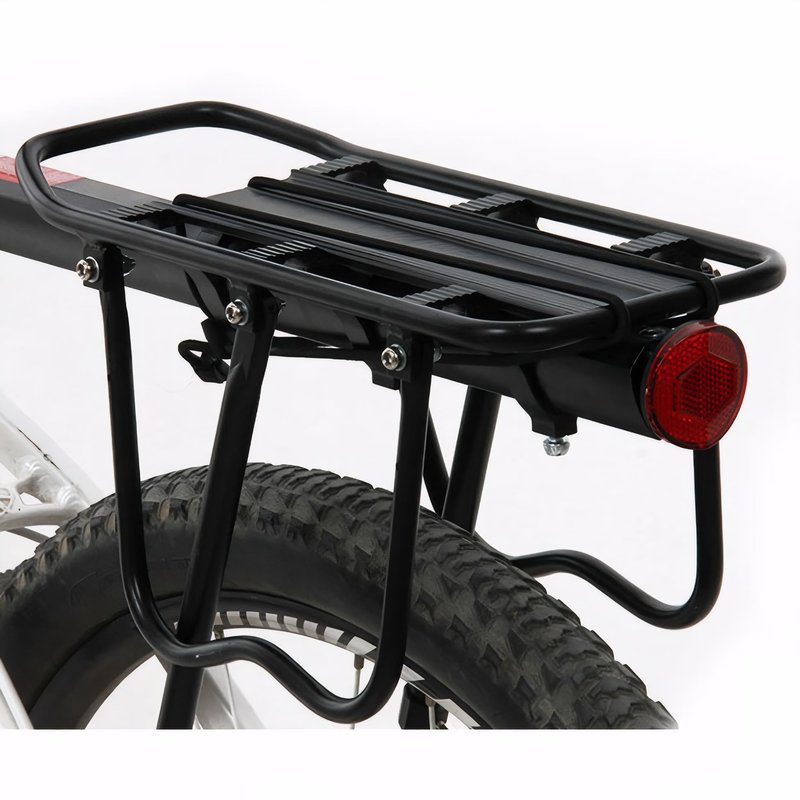 ThreeH Bicycle Rear Rack Adjustable Aluminum Alloy Bike Rack with Reflector BK431