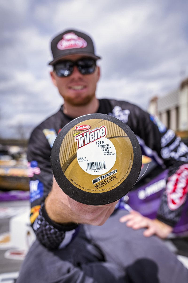 Berkley Trilene® 100% Fluorocarbon, Clear, 10lb | 4.5kg, 110yd | 100m Fishing Line, Suitable for Freshwater Environments