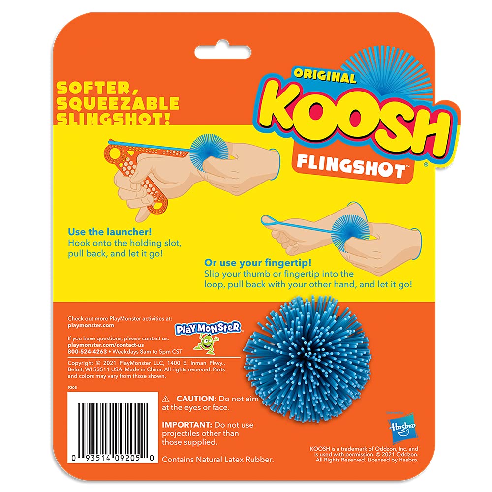 Koosh Flingshot - Special Koosh Ball Made Just for Flinging! - Easy to Catch, Hard to Put Down - Ages 6+