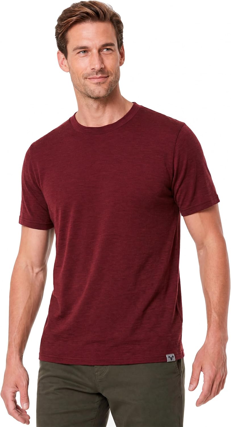Merino Wool T-Shirt for Men - Lightweight Base Layer Undershirt | Perfect for Equestrian Activities