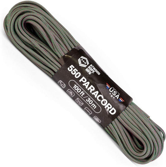 Color Changing 550 Paracord - 100 Feet 7-Strand Nylon Survival Cord | Ideal for Lanyards, Bracelets, Keychains