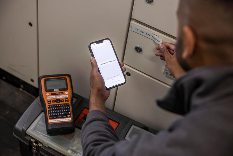 Brother P-Touch Edge Handheld Label Printer - Bluetooth & Dual Auto-Cutter | Up to 24mm Labels