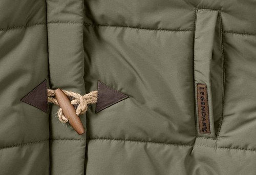 Legendary Whitetails Women's Quilted Toggle Puffer Jacket, Army, Small