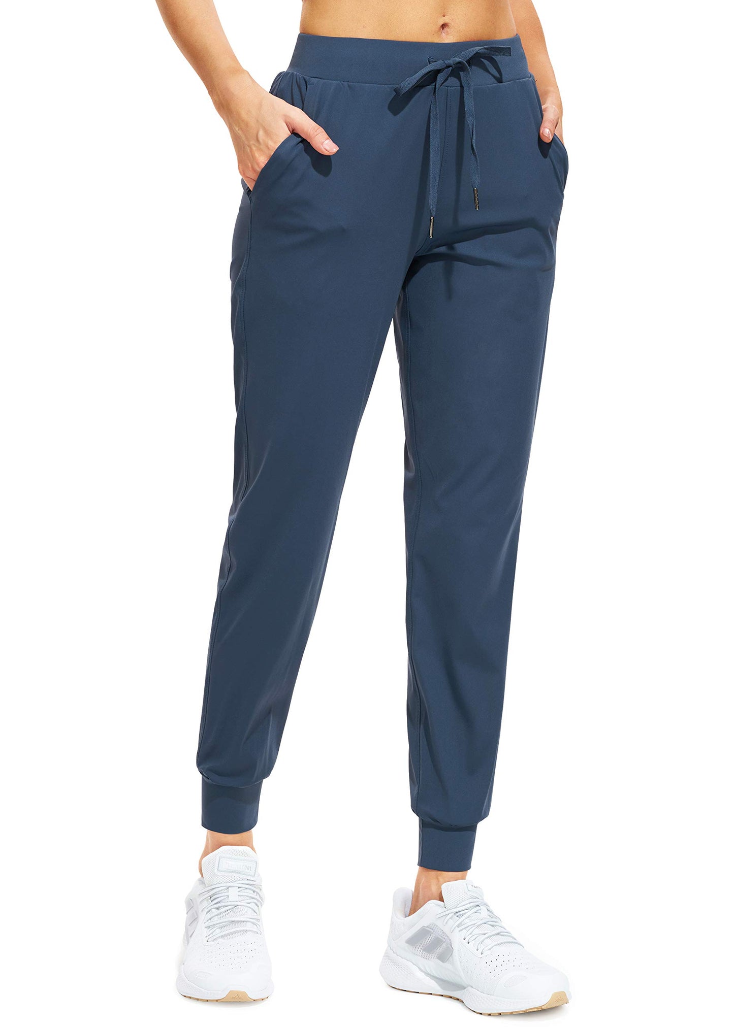 Libin Joggers for Women Petite/Regular/Tall Dance Sweatpants Athletic Workout Tapered Lounge Casual Teacher Pants for Running Yoga Cloths, Navy Blue XXL