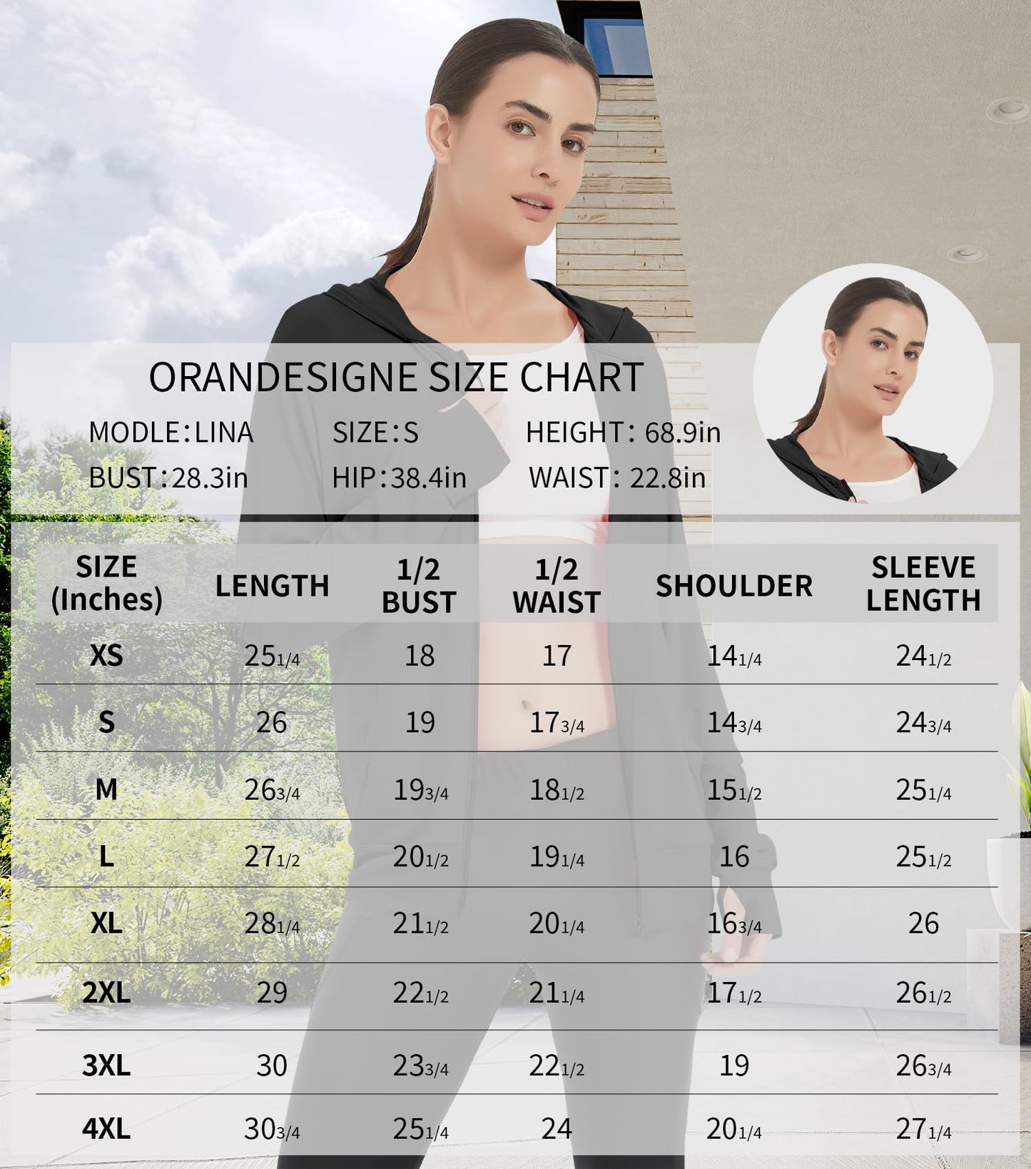 LETAOTAO Womens' Lightweight Zip Up Hoodies Stretch Thin Summer Jackets For Women Black