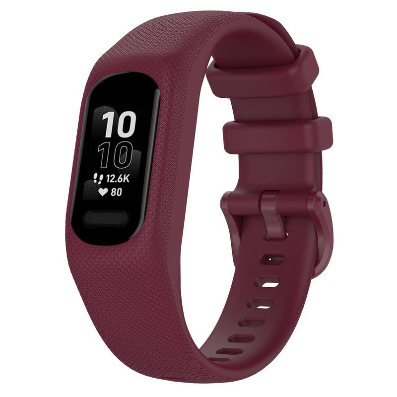 12-Pack Soft Silicone Sport Band for Garmin Vivosmart 5 Wristband, Replacement Strap for Garmin Vivosmart 5/Vivosmart5 Health Tracker Accessories Band with Caese Cover (Small Size, 12 Pack)