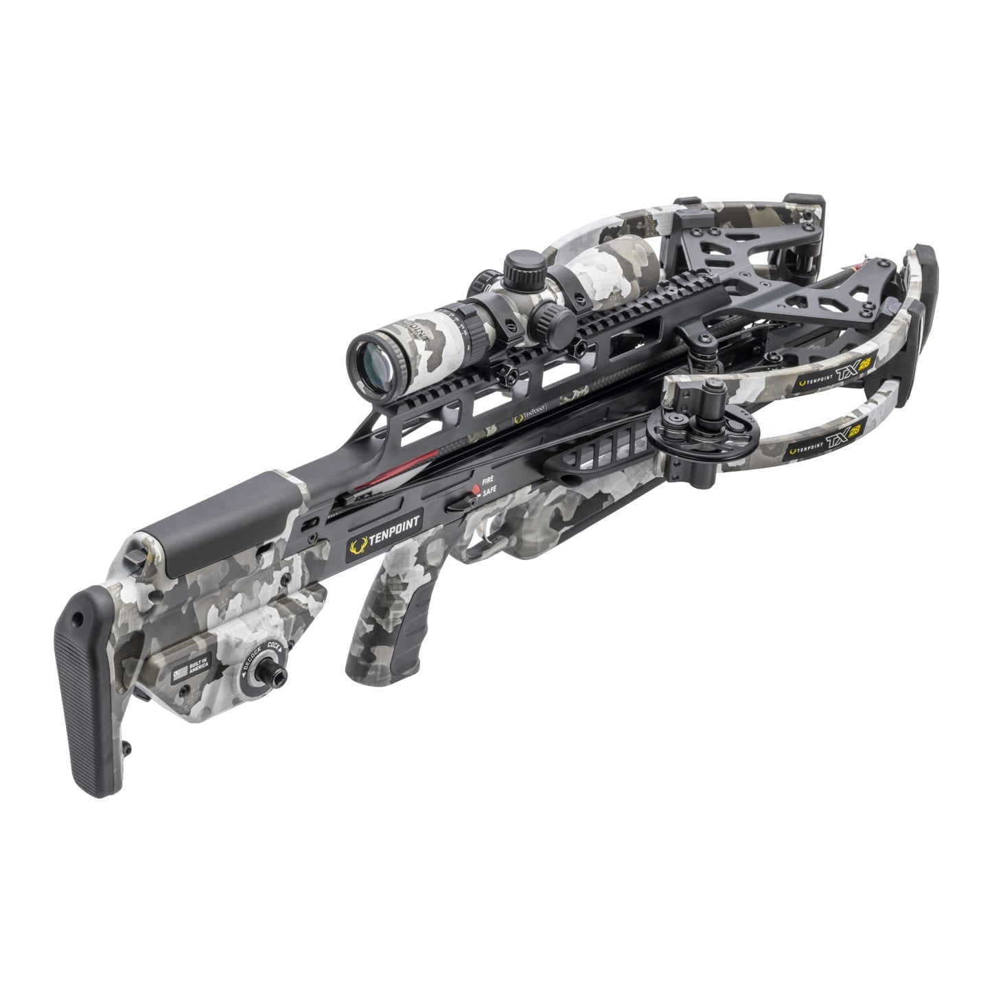 TX 28 Crossbow, Vektra - 410 FPS - Equipped with 100-Yard RangeMaster Scope, ACUslide MAXX Cocking & De-Cocking System + TriggerTech Trigger