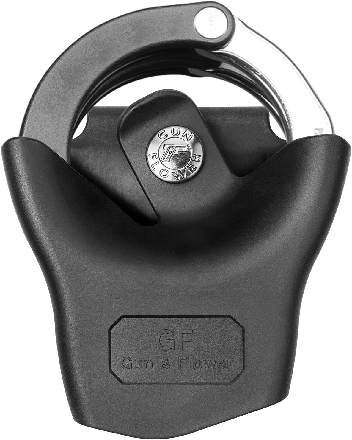 Handcuff Holder for Hinged & Chain Cuffs - Durable OWB Belt Case | One-Hand Draw, Injection Molded Polymer for Tactical Use